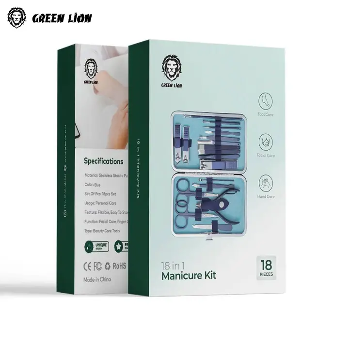 کیت مانیکور 18 کاره گرین لاین (18 1in) Manicure Kit 6 کیت مانیکور 18 کاره گرین لاین (18 1in) Manicure Kit - Image 3