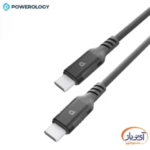 کابل Type-C پاورولوژی توان 60W طول 120 سانتیمتر