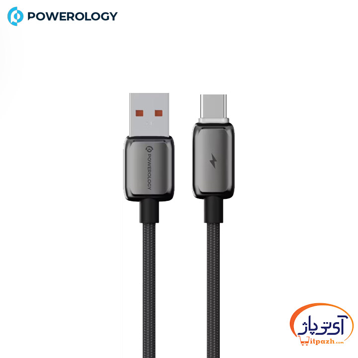 کابل شارژ و دیتا USB A به Type C پاورولوژی ZINCO طول 1متر.1 در آی تی پاژ