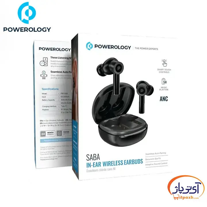هندزفری بلوتوثی پاورولوژی SABA 6 هندزفری بلوتوثی پاورولوژی SABA - Image 3
