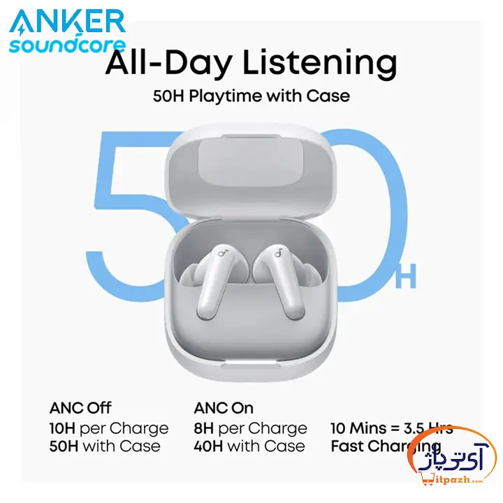 هندزفری بلوتوثی انکر Soundcore R60i NC 10 هندزفری بلوتوثی انکر Soundcore R60i NC - Image 7