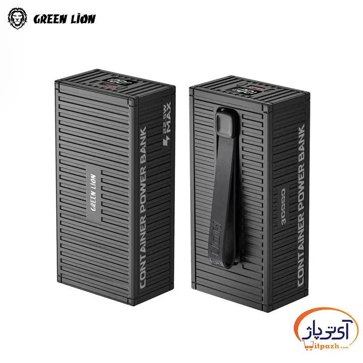 پاوربانک گرین لاین 20 وات مدل COUNTAINER ظرفیت 30000mAh
