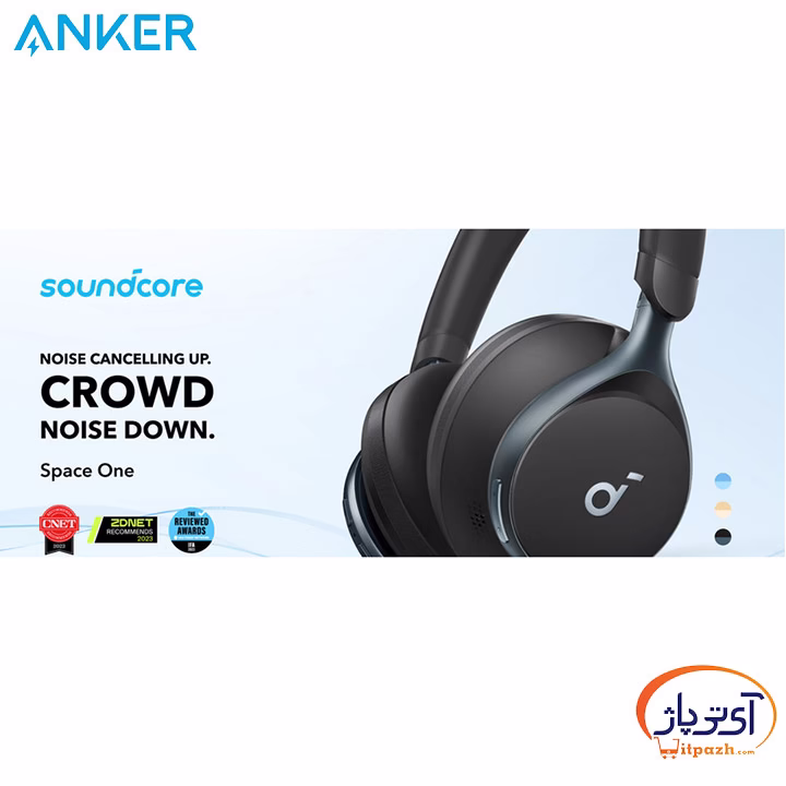 هدفون بلوتوثی انکر مدل Space one 6 هدفون بلوتوثی انکر مدل Space one