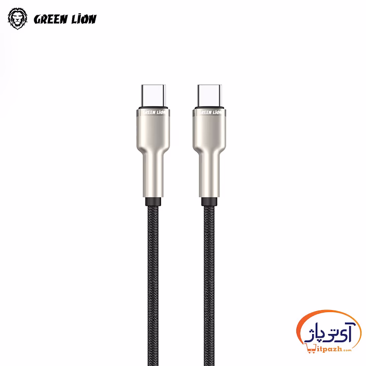 کابل دو سر Type-C گرین لاین مدل سر فلزی 60W