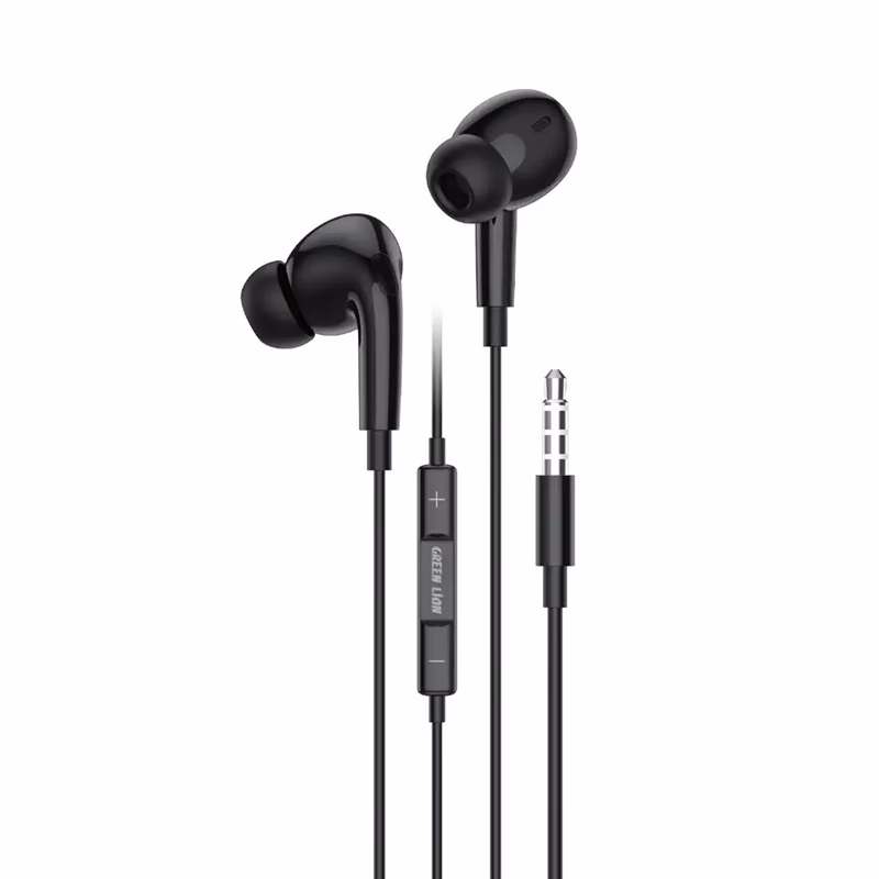 هندزفری سیمی گرین لاین STEREO PRO 18 WIRE CONTROL WITH MICROPHONE STEREO PRO