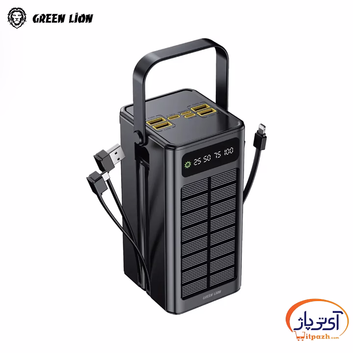 پاوربانک خورشیدی 30000 میلی آمپر گرین لاین Solar X توان 20وات 7 پاوربانک خورشیدی 30000 میلی آمپر گرین لاین Solar X توان 20وات