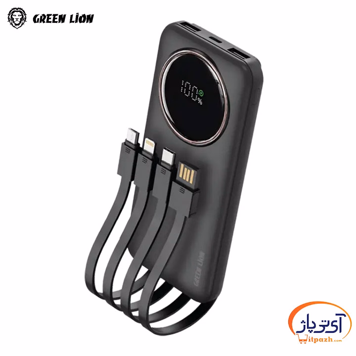 پاوربانک گرین لاین Power Pulse ظرفیت 10000 میلی آمپر PD 22.5W 16 پاوربانک گرین لاین Power Pulse ظرفیت 10000 میلی آمپر PD 22.5W